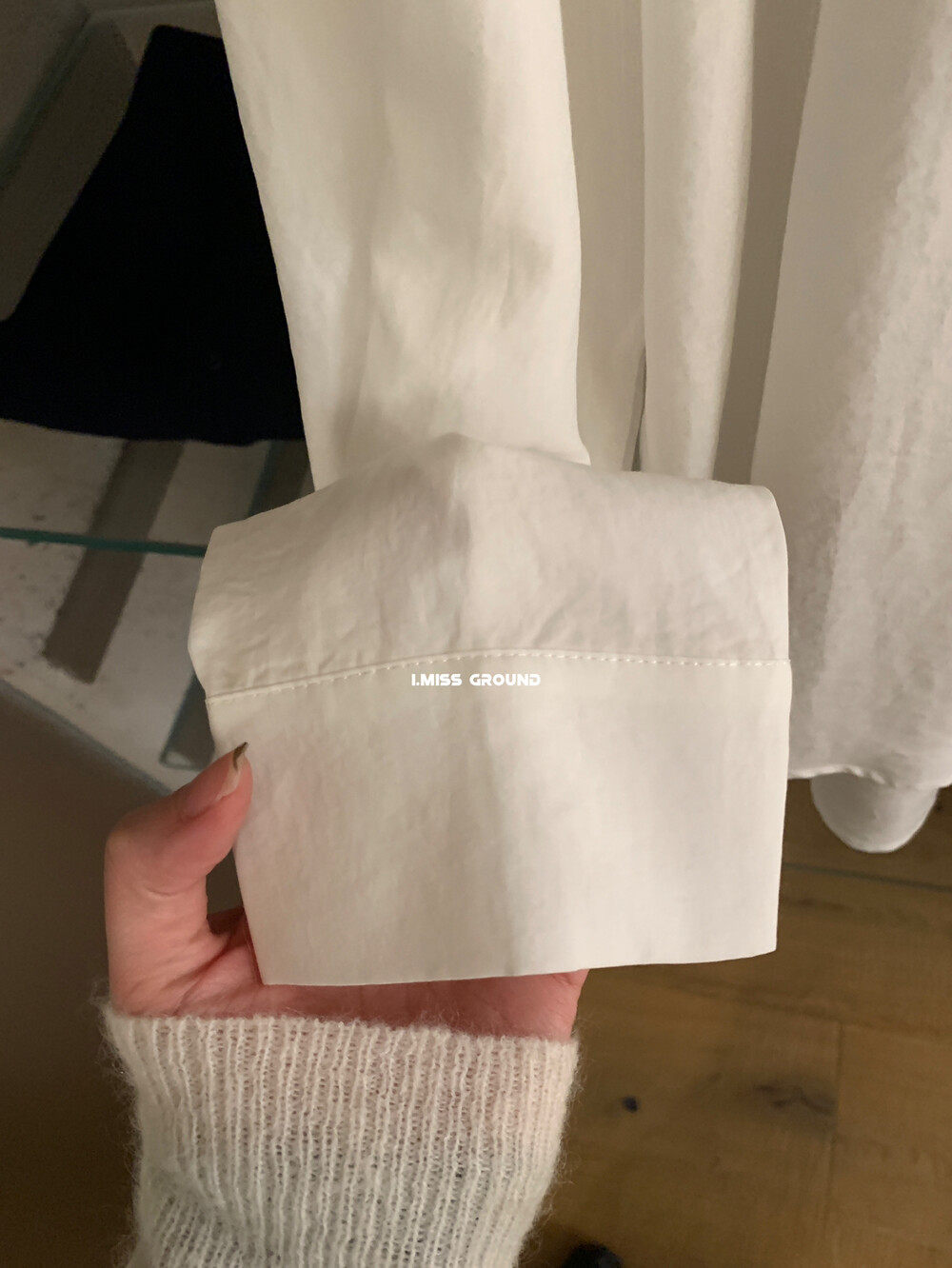 Áo sơ mi nữ dài tay cổ bẻ chất liệu tencel phong cách Hàn Quốc đi làm — màu sắc, Hàn Lan, trắng ngà, xanh nhạt chi tiết 13