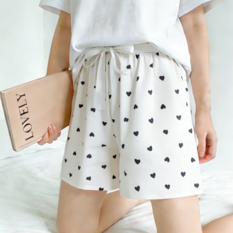 Home Pants Cartoon Beach Pants Sleep Pants Cloud Cotton Shorts Loose Thin Casual Summer Wearable New High-Waisted Style Home Pants Cartoon Beach Pants Sleep Pants Cloud Cotton Shorts Loose Thin Casual Summer Wearable New High-Waisted Style
