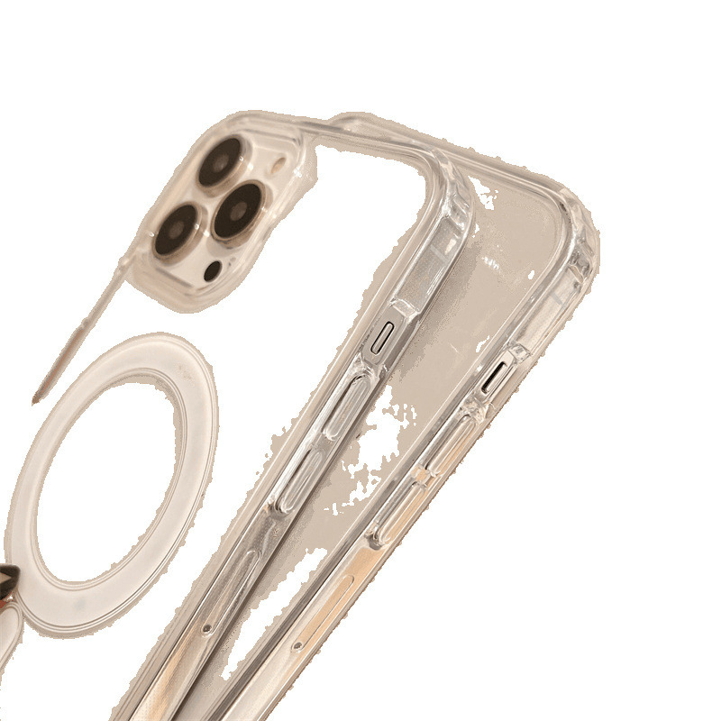 アニメ付きiphone15promax磁気吸引携帯ケースアップル14無線充電透明ケース13転倒防止12全包|undefined