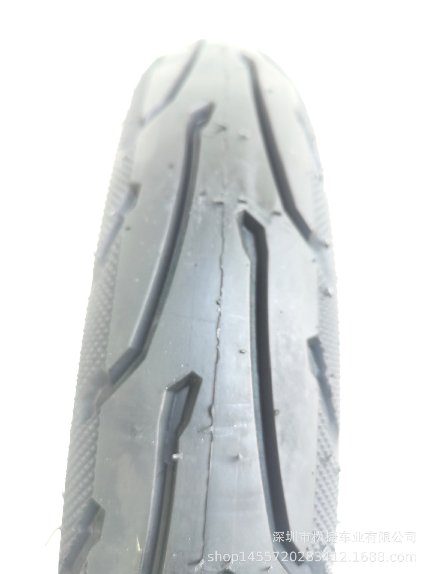 14*2.50甲字缺气保用钢丝真空胎091花纹/件5条