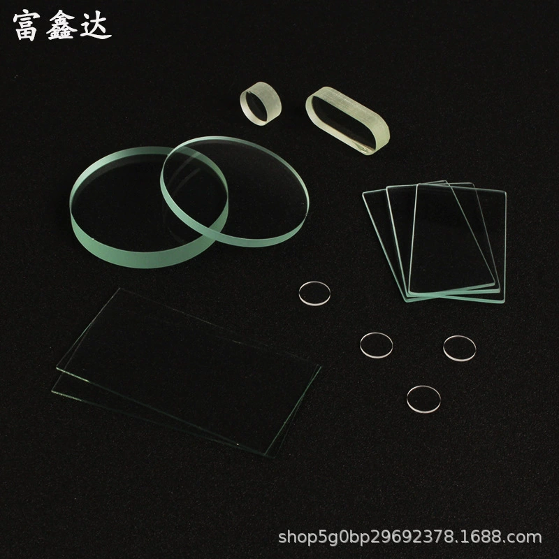 Закаленное ультра-белое прозрачное стекло с покрытием из стекла часы с оптическим объективом фонарик стеклянная полосатая ткань штамповка