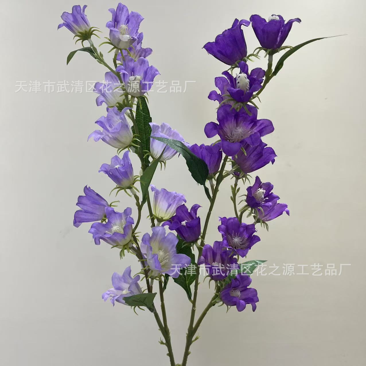 새로운 2 갈래 대형 바람 종소리 꽃 나팔 꽃 결혼식 웨딩 홀 천장 높이 시뮬레이션 꽃 홈 꽃 장식