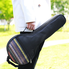 Wholesale four-string banjo bag, ethnic style spotted dove bag, thickened cotton waterproof bag, banjo instrument backpack