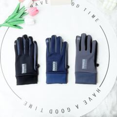 手套女冬季保暖骑行加绒加厚防水运动骑车冬天防风防寒男触屏手套