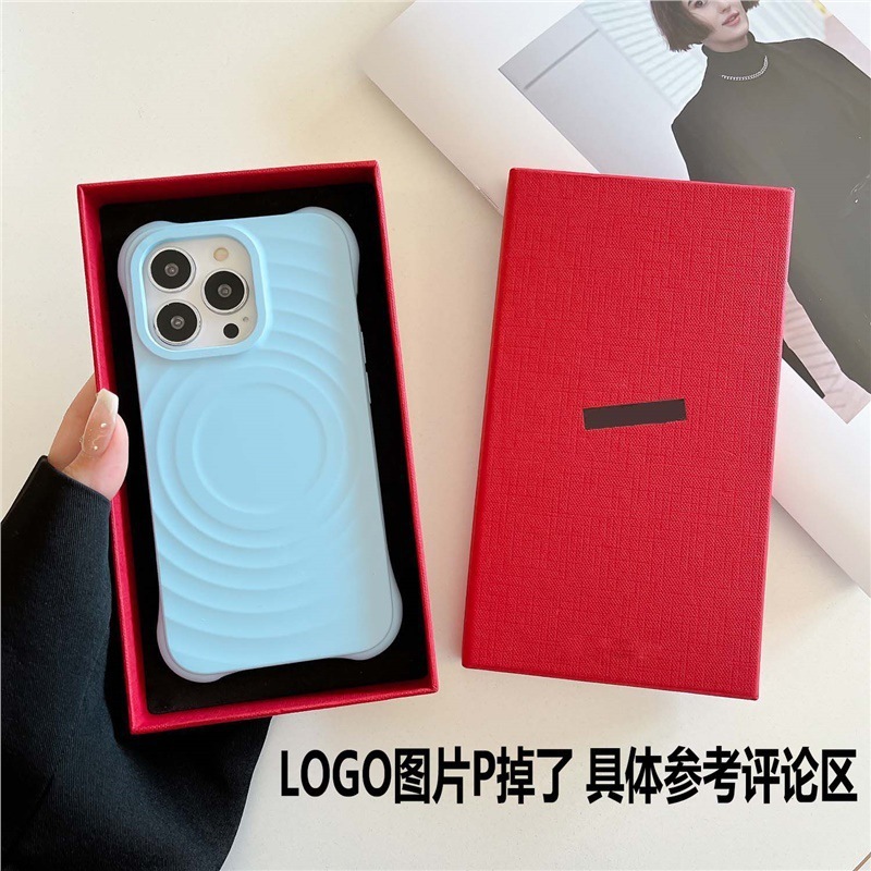 液态硅胶手机壳挂绳白色波漾壳联名赵露思适用于苹果iPhone16prom|undefined