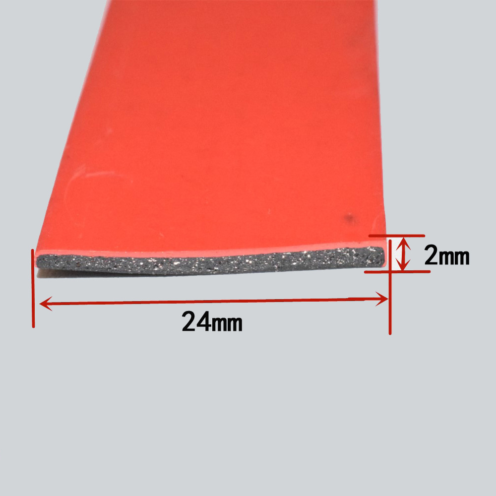宽24mm厚2mm耐高温防火膨胀密封条门窗防火门阻燃木门阻燃防烟条
