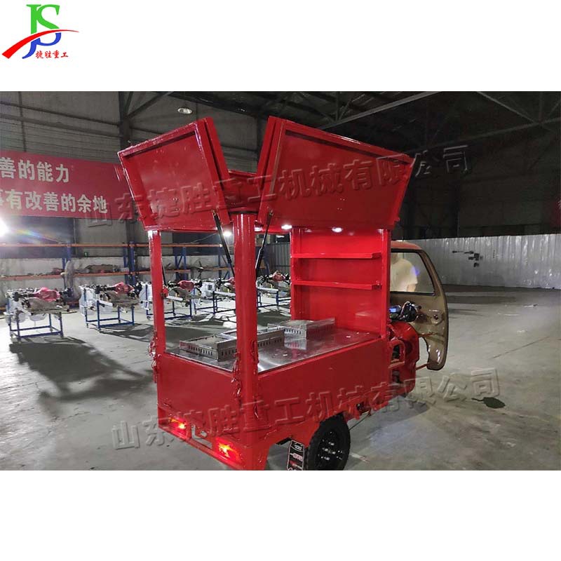 可拆式货架移动摆摊车 夜市烧烤售卖车 景区小吃零食叫卖车