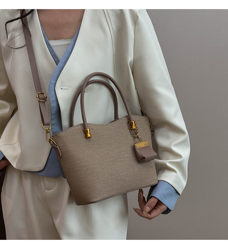 Vintage Style, Classic Style Style Square Shape Women's PU Solid Color Vintage Style Classic Style Square Zipper Handbag Crossbody Bag