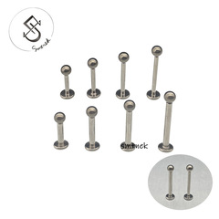 SMTNEK G23 titanium alloy inner tooth lip nail earrings, precision polished and high-brightness, cross-border exclusive for quick delivery