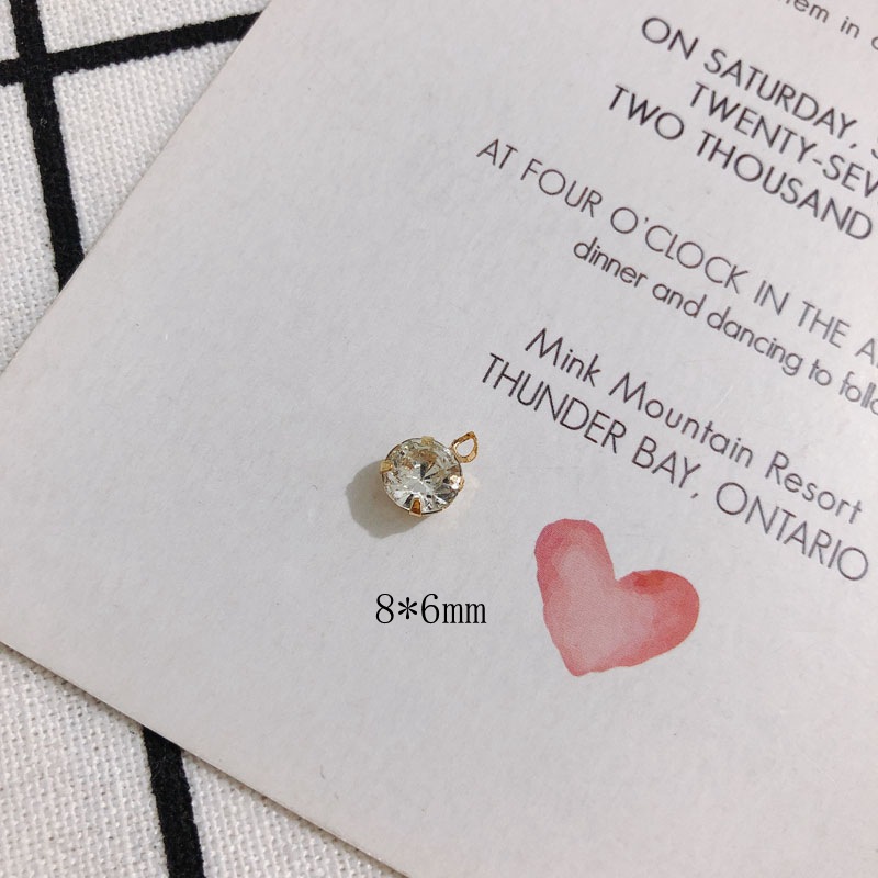 Grúa única de 6mm 14K