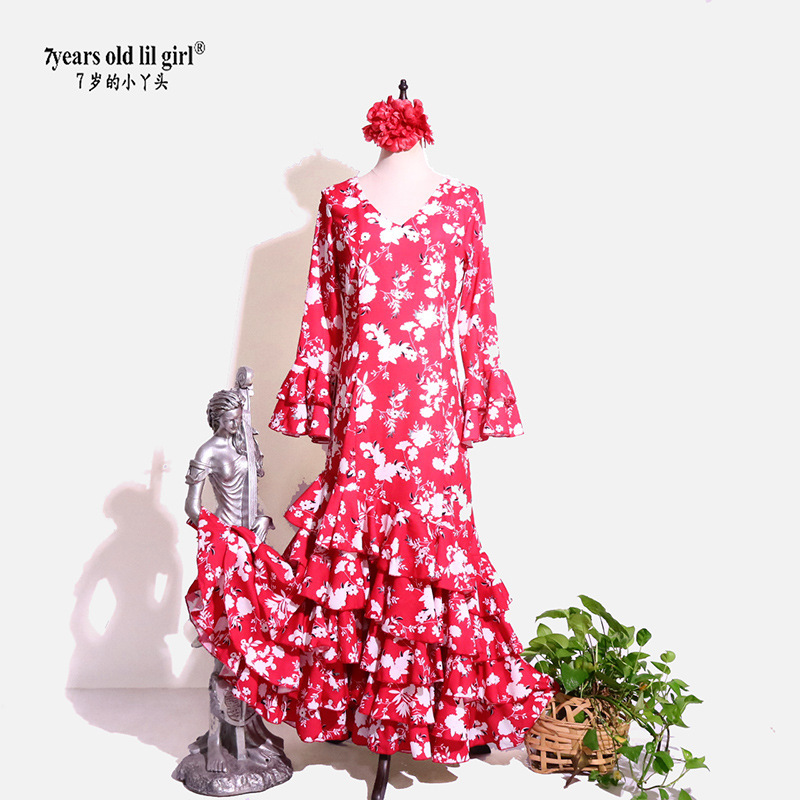 Original Brand Flamenco Flamenco Spanish Dance Dress dress Dress Dance Dress EK12