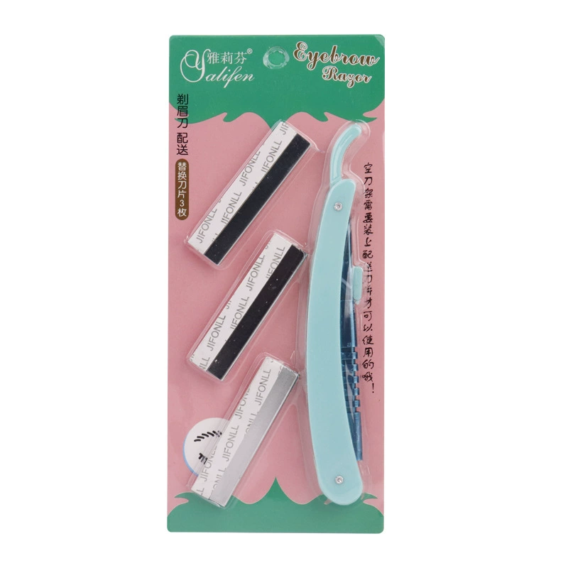 Razor, folding changeable blade stainless steel, new collection, set