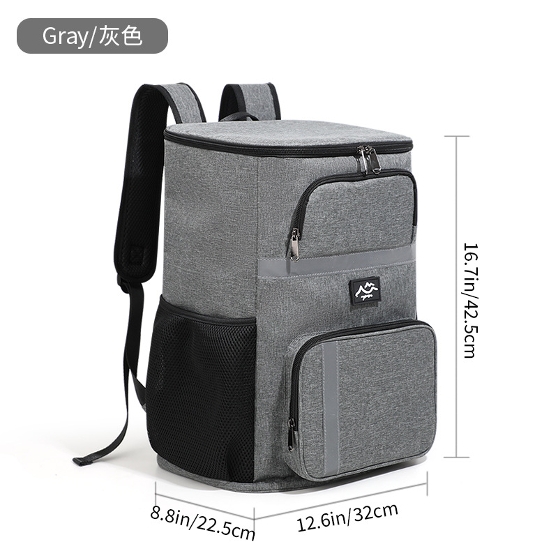 Nuevos productos transfronterizos portátiles mochila de aislamiento térmico al aire libre picnic juegan paquete de alimentos fresco paquete de almuerzo congelado paquete de bento