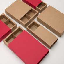 4 6粒装牛皮月饼盒简约饼干礼品盒雪花酥蛋黄酥包装盒伴手礼纸盒