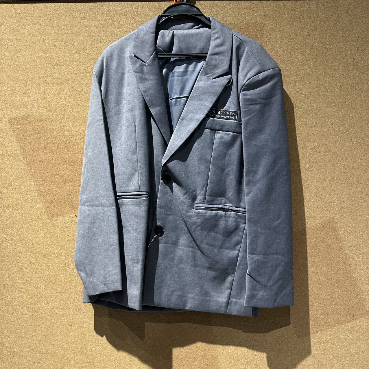 MTL ropa de hombre | 20250328 chaqueta de traje casual de primavera bolso de la suerte opcional [tamaño M sin devolución ni cambio]
