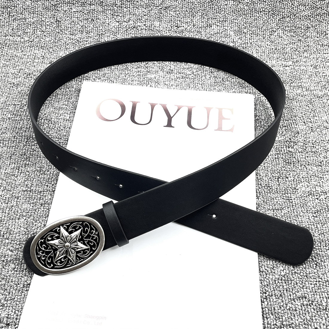 [bare body] star cross belt / 110cm total length 3.8cm width