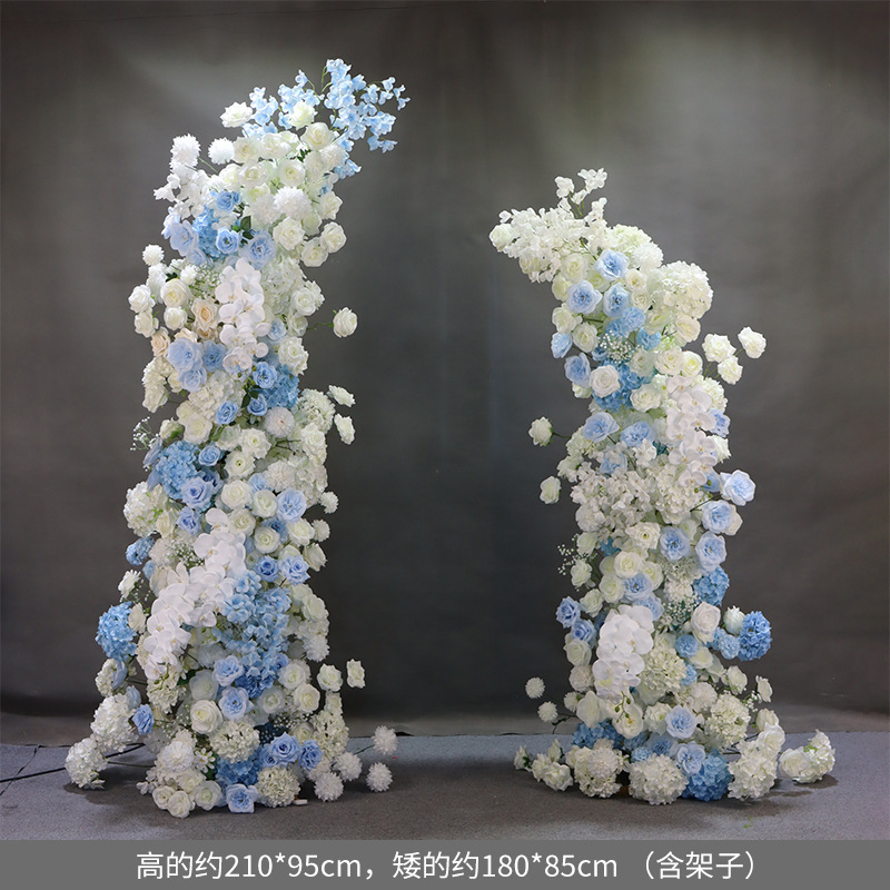婚庆道具牛角羊角花艺拱门路引舞台套装架子成品弧形户外婚礼背景|undefined