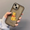 Space Shell - Transparent Black - Sitting Winnie the Pooh