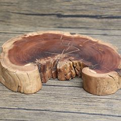 雷擊棗木原木原材料直播背景拍照背景底座手工打磨原木自然紋理