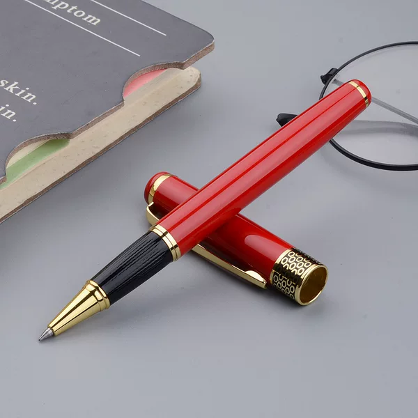 Cross-Border Signature Pen Metal Ballpoint Pen Signature Pen Gel Pen Advertising Gift Business Pen Engraving Laser Logo