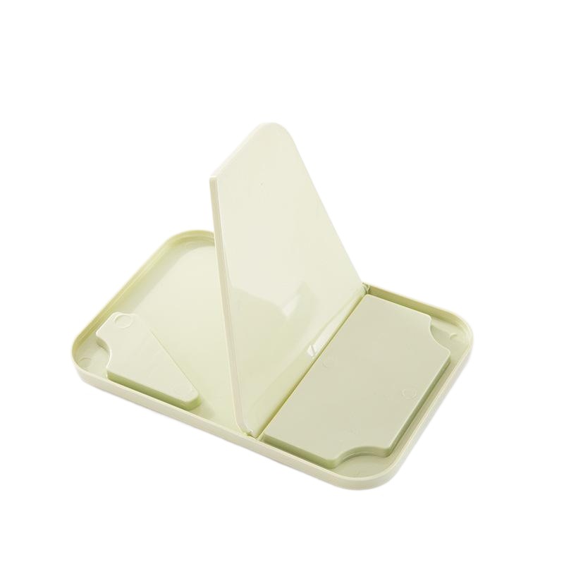 Super claro Mesa pequeño espejo escritorio plegable espejo de maquillaje estilo ins espejo estudiante simple oficina dormitorio