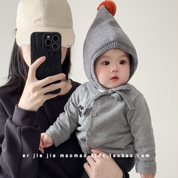 Children's winter knitted hat for men and women girl's