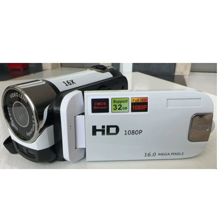 Видеокамера D90 — детская видеокамера, Full HD 1080P, 16 Мп, 16× цифровой зум, 2,7" экран