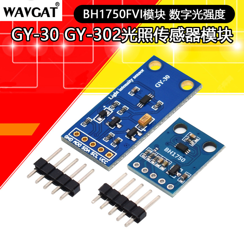 Gy-302Gy30 Digital Light Intensity Light Sensor Bh1750Fvi Module Code High-Precision Light Sensor
