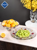 Czech Republic Imported crystal Fruit plate originality household Fruits plate modern Simplicity crystal Fruit plate