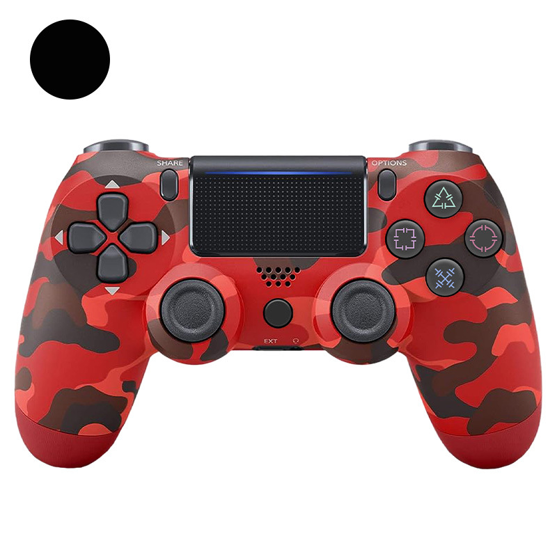 Control Inalámbrico Bluetooth P4 de ABS con Doble Motor de Vibración para Consola P4 y PC
