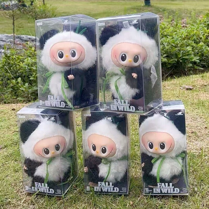 现货高品质拉布布一代小天使Labubu搪胶公仔毛绒玩偶娃娃钥匙挂件|undefined