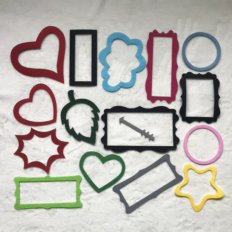 Креативная фетровая фоторамка Младенческая цифровая фоторамка Реквизит для фотографий Веха Одеяло Фотофон Фоторамка