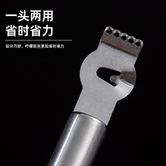 Cross-border stainless steel lemon peeler fruit lemon peeling slicer multi-functional kitchen tool pomelo peeler
