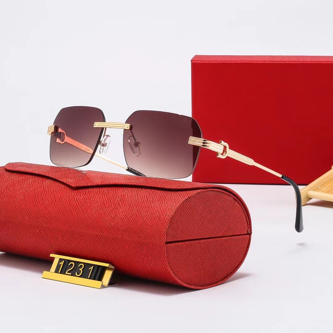 Hombres y mujeres de montura grande de moda, gafas de sol de pareja para conducir, diseño cóncavo de fotografía de calle, moderno_voghion.com