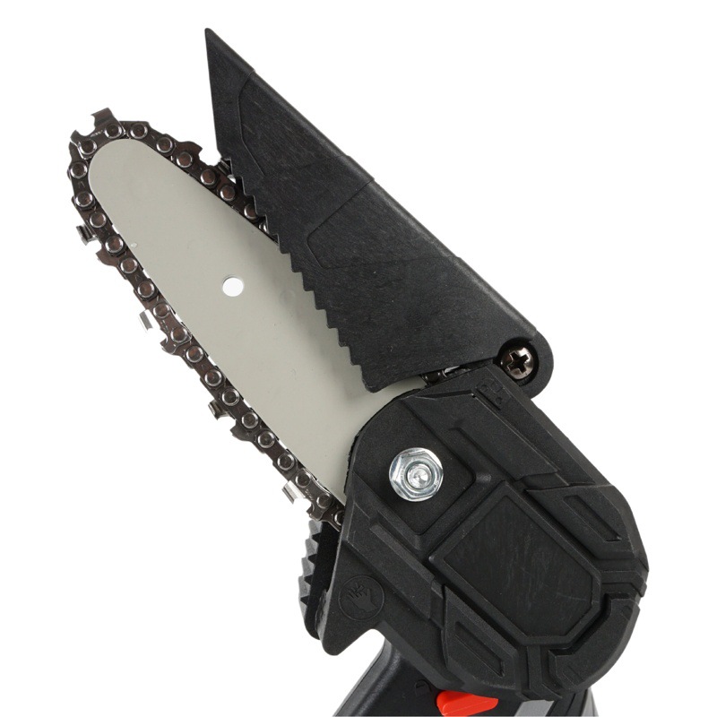 La mini sierra de cadena eléctrica de la batería de litio de 4 pulgadas de la frontera