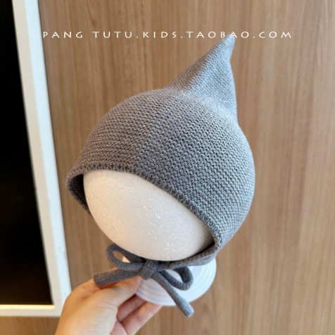 Flat elf hat gray