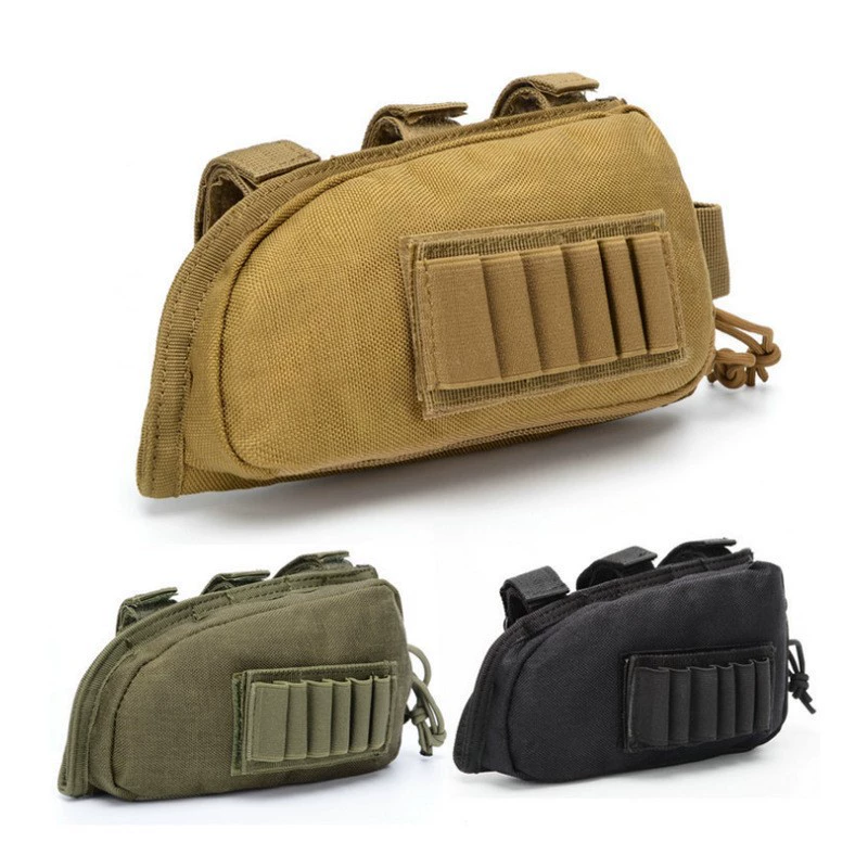 Треугольная сумка для тактической подставки для щек на открытом воздухе, многофункциональная сумка для рукоятки пистолета, сумка для журналов для стрельбы военных фанатов, сумка для охотничьих аксессуаров MOLLE