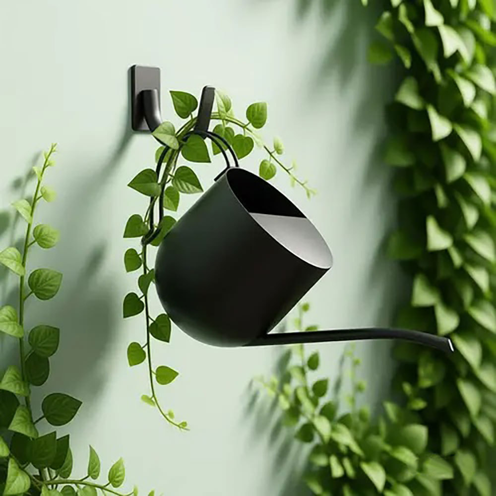Wholesale Gardening Stainless Steel Long Spout Small Watering Can For Plant Care 1500ml_voghion.com