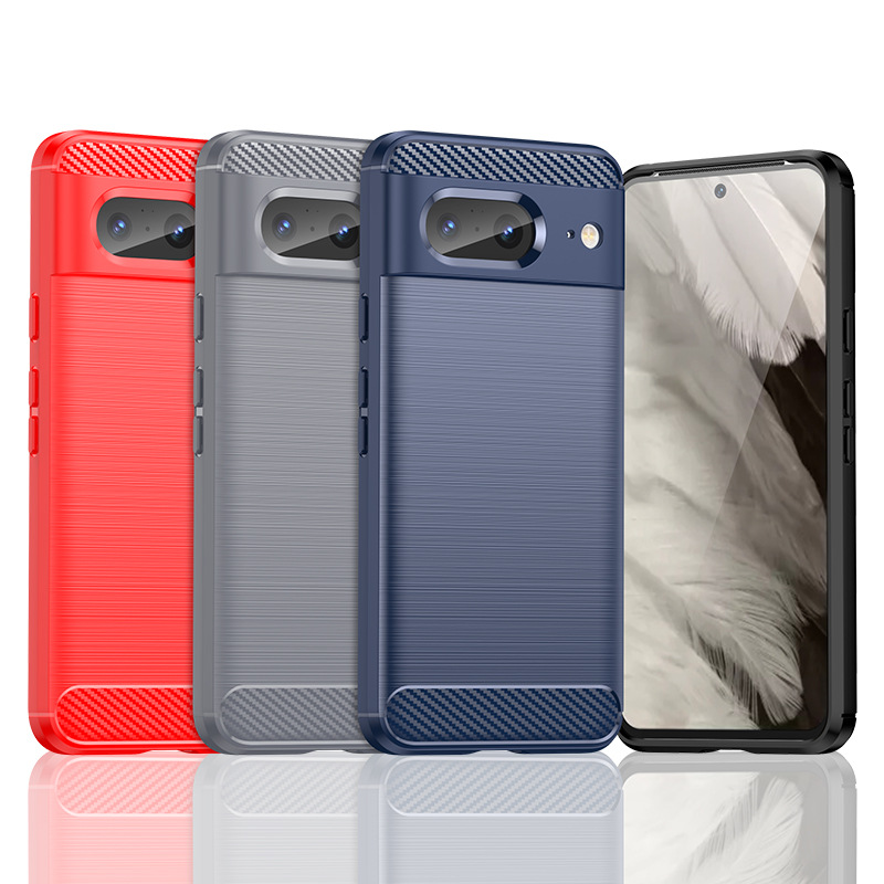 Aplicable a la caja del teléfono móvil Google 8 Pixel8Pro funda protectora cepillado todo incluido Google 8A silicona suave resistente a la caída Google