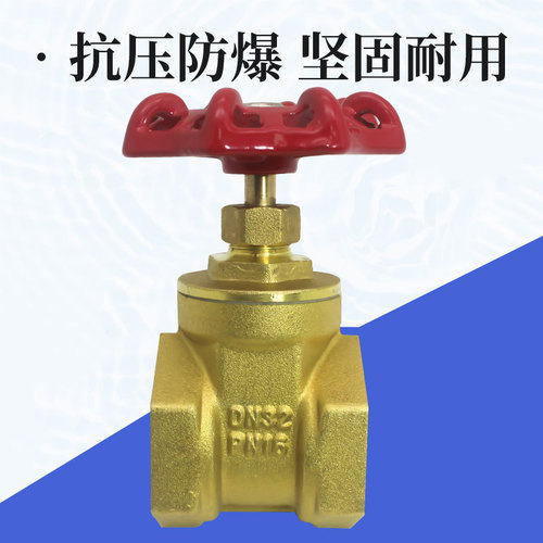 Full copper gate valve 4/6 inches DN15 water meter DN20 tap water 25 total valve 32 valve 40 copper gate valve 50