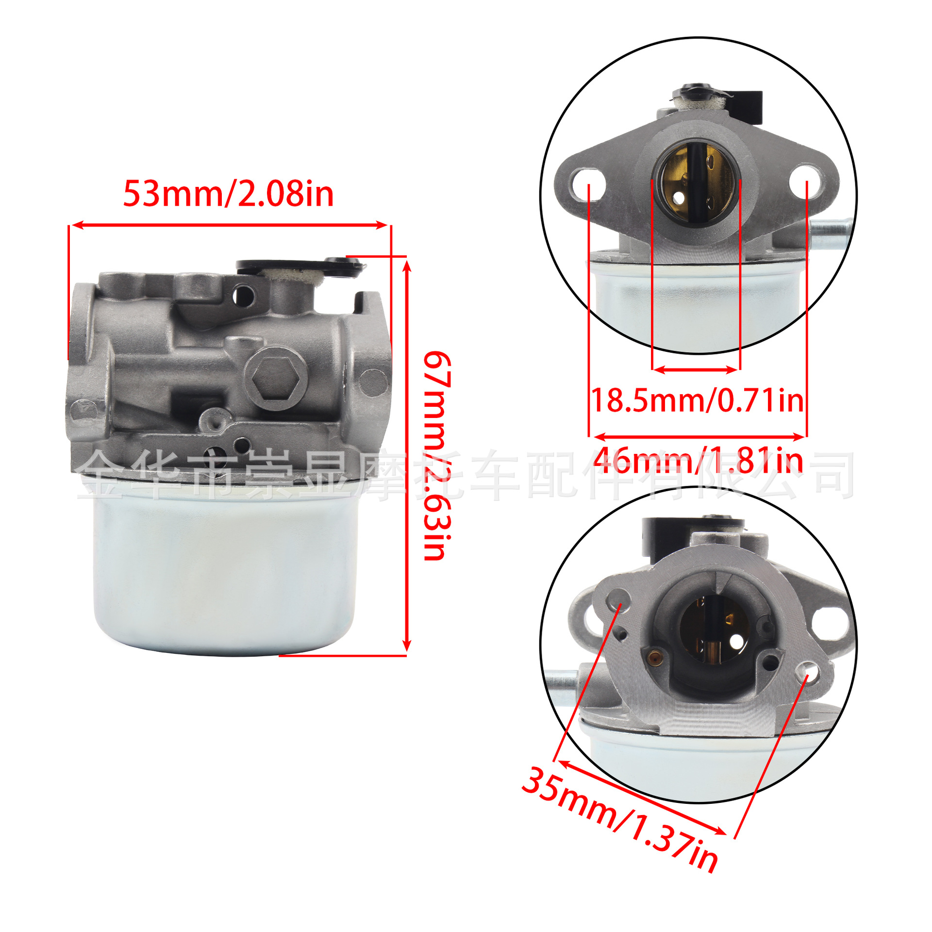Baileyton Carburetor is suitable for 799868 498254 497347 497314 498170 engines