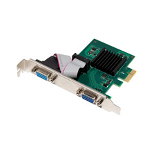 PCI-E显卡SM750电视2K显示器AST2400双口VGA工控机服务器图形显卡