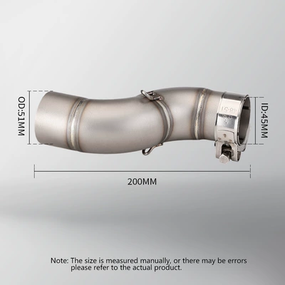 Motorcycle exhaust pipe: motorcycle modified R6 stainless