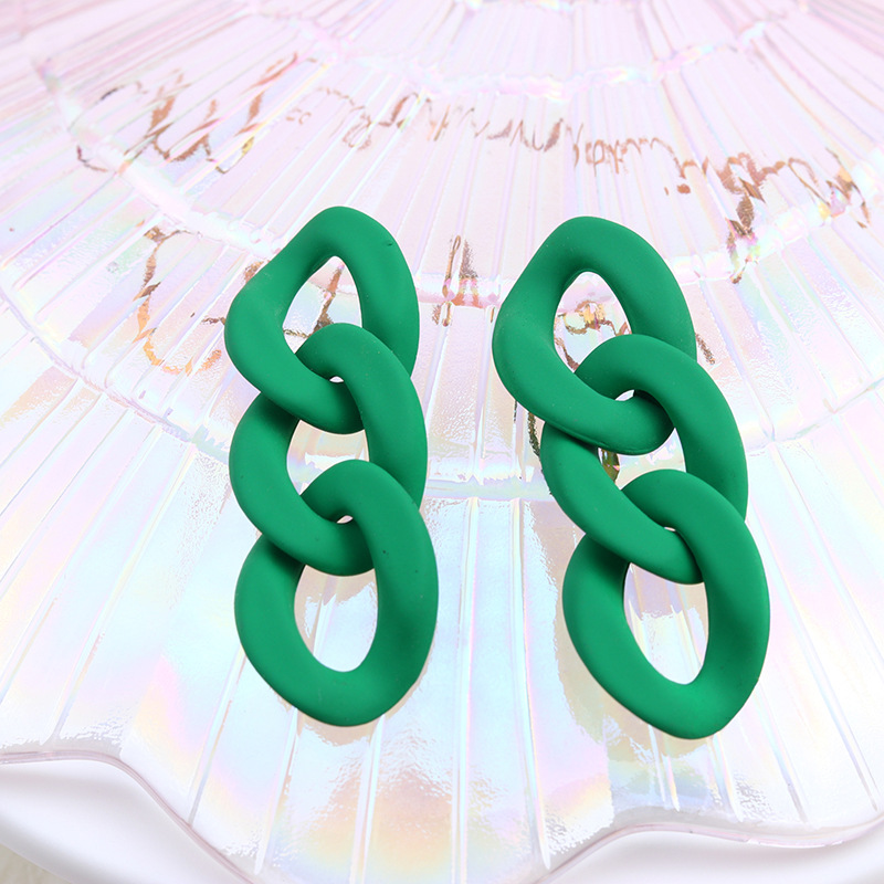 13g Weight Drop Earrings Classification 1 Pair Quantity Daily Occasion Acrylic Material Geometric Pattern Women'S Gender Spray Paint Design Simple Style Style 1 Pair Simple Style Geometric Spray Paint Arylic Drop Earrings 8