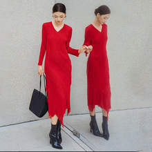 1688超火越南小众连衣裙气质名媛多层流苏高级感今年流行爆款裙子