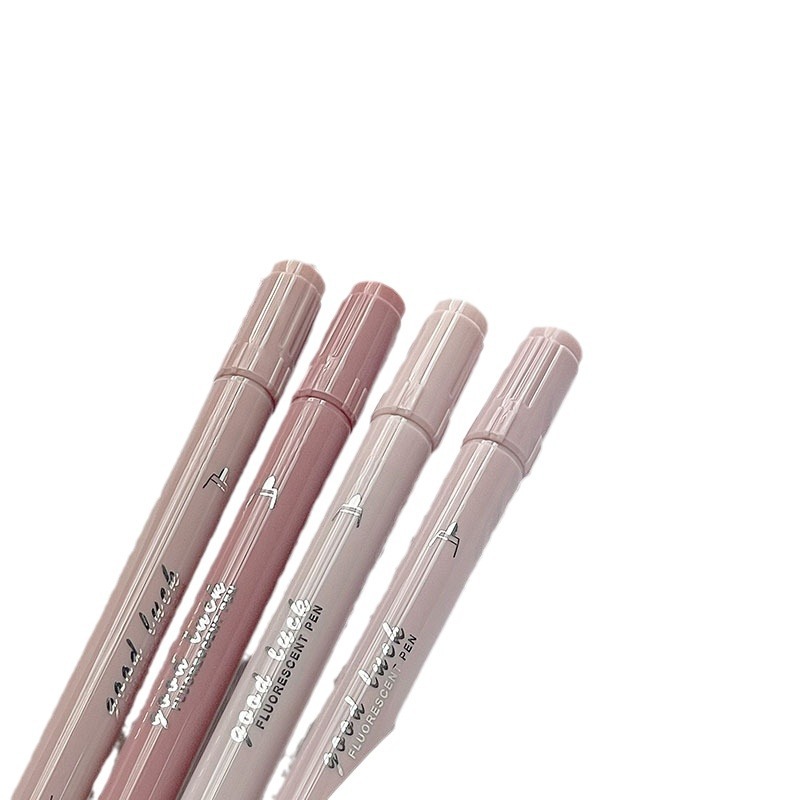 Gradiente de doble cabeza puntero de resaltador conjunto de puntero de marca de color clave de escritura de graffiti