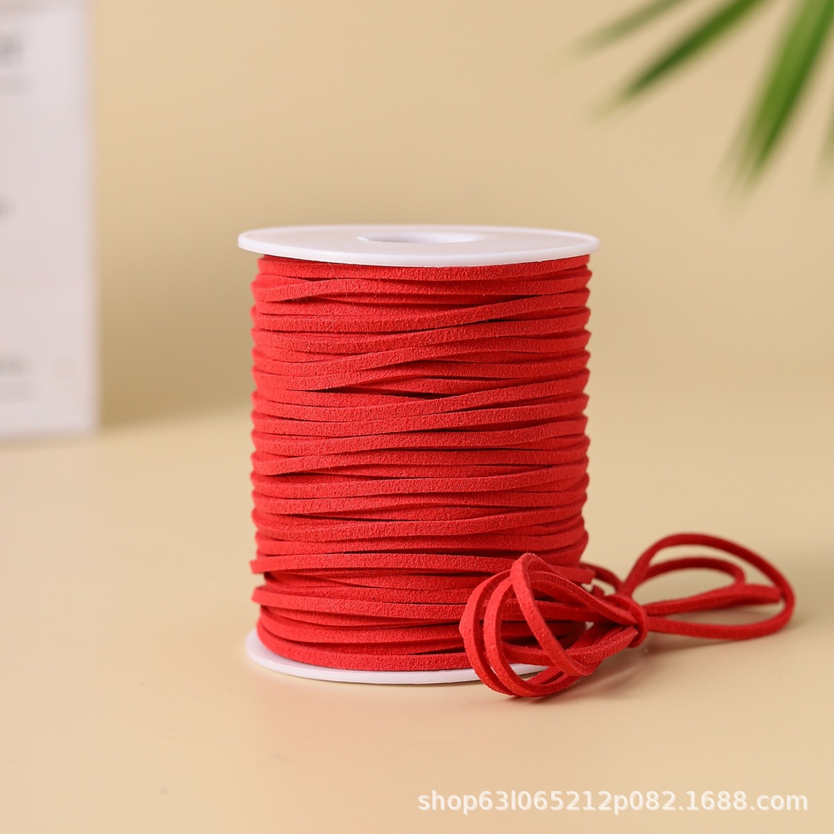 Cuerdas de piel de ciervo 50 yardas cuerdas de trenzado cuerdas de tracción cuerdas de lana cuerdas de vaca decoración hechas a mano DIY cuerdas de trenzado caja de regalo cinta de embalaje