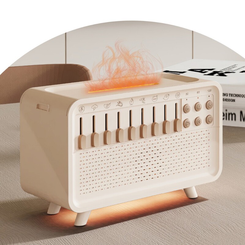 越境フレーム加湿器 ホワイトノイズ睡眠器 アロマ加湿器 ホワイトノイズスピーカー|undefined