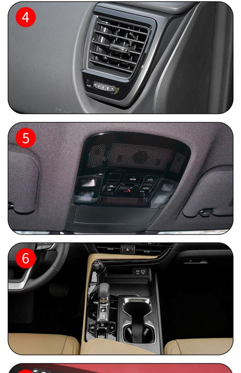 Suitable for 16-25 Lexus Nx Screen Center Console Gear Interior Car Sticker Modified Paint Tpu Protective Film