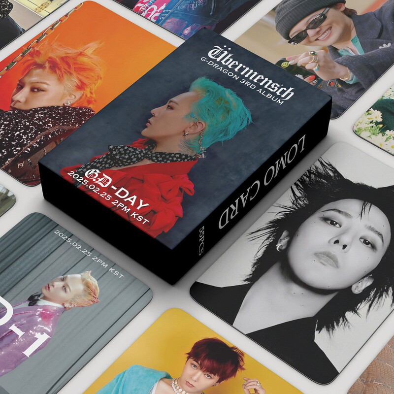 G-DRAGON グァン・ジロン個人アルバム応援カード スターパーソナルLOMOフォトカード工場 55枚在庫あり|undefined